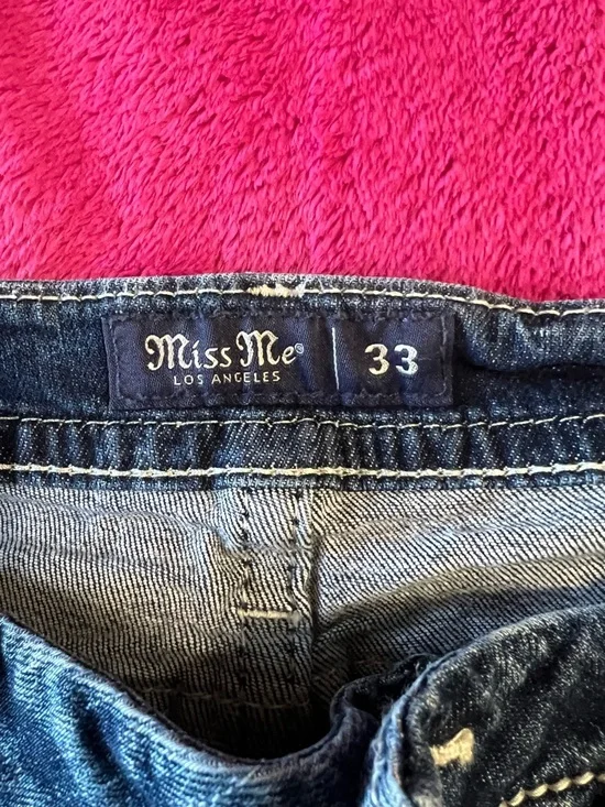 Miss Me Women's Bootcut Jeans in Light Blue Wash - Picture 2 of 6